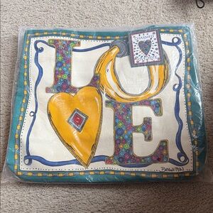 Brighton Colorful Love Design Tote